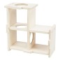 TRIXIE Nagerhaus mit 3 Kammern 30x12x30 cm Holz TRIXIE Nagerhaus mit 3 Kammern 30x12x30 cm Holz