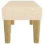 vidaXL Sitzbank Creme 70x30x30 cm Stoff vidaXL Sitzbank Creme 70x30x30 cm Stoff