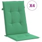 vidaXL Gartenstühle mit Kissen 4 Stk. Massivholz Teak vidaXL Gartenstühle mit Kissen 4 Stk. Massivholz Teak