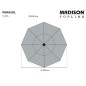 Madison Sonnenschirm Elba 300 cm Grau Madison Sonnenschirm Elba 300 cm Grau