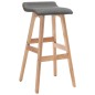 vidaXL Barhocker 2 Stk. Dunkelgrau Stoff vidaXL Barhocker 2 Stk. Dunkelgrau Stoff