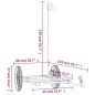 vidaXL Fahrradanhänger Schwarz 135x68x37 cm Eisen vidaXL Fahrradanhänger Schwarz 135x68x37 cm Eisen