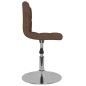 vidaXL Esszimmerstühle 2 Stk. Drehbar Braun Stoff vidaXL Esszimmerstühle 2 Stk. Drehbar Braun Stoff