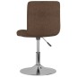 vidaXL Esszimmerstühle 2 Stk. Drehbar Braun Stoff vidaXL Esszimmerstühle 2 Stk. Drehbar Braun Stoff