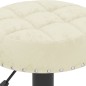 vidaXL Barhocker 2 Stk. Creme Samt vidaXL Barhocker 2 Stk. Creme Samt