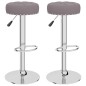 vidaXL Barhocker 2 Stk. Taupe Stoff vidaXL Barhocker 2 Stk. Taupe Stoff