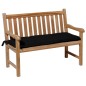 Madison Bankauflage Panama 180x48 cm Schwarz Madison Bankauflage Panama 180x48 cm Schwarz