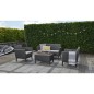 Keter 8-tlg. Garten-Sofagarnitur Salemo Graphitgrau 236629 Keter 8-tlg. Garten-Sofagarnitur Salemo Graphitgrau 236629