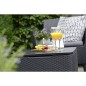 Keter 8-tlg. Garten-Sofagarnitur Salemo Graphitgrau 236629 Keter 8-tlg. Garten-Sofagarnitur Salemo Graphitgrau 236629