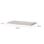 Madison Bankauflage Panama 120x48 cm Hellbeige Madison Bankauflage Panama 120x48 cm Hellbeige