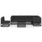 7-tlg. Garten-Lounge-Set mit Kissen Kiefer Massivholz 7-tlg. Garten-Lounge-Set mit Kissen Kiefer Massivholz