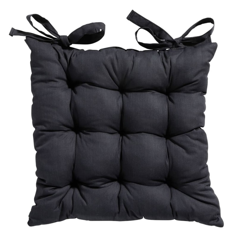 Madison Sitzkissen Toscane Basic 46x46 cm Schwarz Madison Sitzkissen Toscane Basic 46x46 cm Schwarz