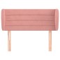 vidaXL Kopfteil mit Ohren Rosa 103x23x78/88 cm Samt vidaXL Kopfteil mit Ohren Rosa 103x23x78/88 cm Samt
