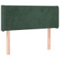vidaXL Kopfteil mit Ohren Dunkelgrün 103x16x78/88 cm Samt vidaXL Kopfteil mit Ohren Dunkelgrün 103x16x78/88 cm Samt