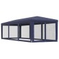 vidaXL Partyzelt mit 8 Mesh-Seitenwänden Blau 3x9 m HDPE vidaXL Partyzelt mit 8 Mesh-Seitenwänden Blau 3x9 m HDPE