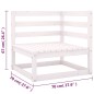 vidaXL 6-tlg. Garten-Lounge-Set mit Kissen Kiefer Massivholz vidaXL 6-tlg. Garten-Lounge-Set mit Kissen Kiefer Massivholz