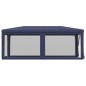 vidaXL Partyzelt mit 6 Mesh-Seitenwänden Blau 3x6 m HDPE vidaXL Partyzelt mit 6 Mesh-Seitenwänden Blau 3x6 m HDPE