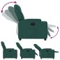 vidaXL Relaxsessel Elektrisch Dunkelgrün Stoff vidaXL Relaxsessel Elektrisch Dunkelgrün Stoff
