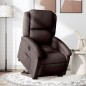 vidaXL Relaxsessel mit Aufstehhilfe Elektrisch Dunkelbraun Stoff vidaXL Relaxsessel mit Aufstehhilfe Elektrisch Dunkelbraun Stoff