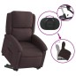 vidaXL Relaxsessel mit Aufstehhilfe Elektrisch Dunkelbraun Stoff vidaXL Relaxsessel mit Aufstehhilfe Elektrisch Dunkelbraun Stoff