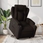 vidaXL Relaxsessel mit Aufstehhilfe Elektrisch Dunkelbraun Stoff vidaXL Relaxsessel mit Aufstehhilfe Elektrisch Dunkelbraun Stoff