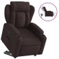 vidaXL Relaxsessel mit Aufstehhilfe Elektrisch Dunkelbraun Stoff vidaXL Relaxsessel mit Aufstehhilfe Elektrisch Dunkelbraun Stoff