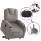 vidaXL Relaxsessel mit Aufstehhilfe Elektrisch Taupe Stoff vidaXL Relaxsessel mit Aufstehhilfe Elektrisch Taupe Stoff