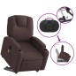 vidaXL Elektrischer Massagesessel mit Aufstehhilfe Dunkelbraun Stoff vidaXL Elektrischer Massagesessel mit Aufstehhilfe Dunkelbraun Stoff