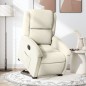 vidaXL Relaxsessel mit Aufstehhilfe Elektrisch Creme Samt vidaXL Relaxsessel mit Aufstehhilfe Elektrisch Creme Samt