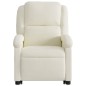 vidaXL Relaxsessel mit Aufstehhilfe Elektrisch Creme Samt vidaXL Relaxsessel mit Aufstehhilfe Elektrisch Creme Samt