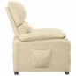 vidaXL Relaxsessel Creme Stoff vidaXL Relaxsessel Creme Stoff