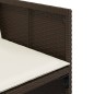 vidaXL 13-tlg. Garten-Essgruppe mit Kissen Braun Poly Rattan vidaXL 13-tlg. Garten-Essgruppe mit Kissen Braun Poly Rattan