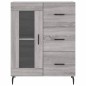 Highboard Grau Sonoma 69,5x34x180 cm Holzwerkstoff Highboard Grau Sonoma 69,5x34x180 cm Holzwerkstoff