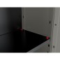 Keter Lagerschrank mit Böden Planet Grau und Schwarz Keter Lagerschrank mit Böden Planet Grau und Schwarz