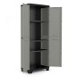 Keter Lagerschrank mit Böden Planet Grau und Schwarz Keter Lagerschrank mit Böden Planet Grau und Schwarz