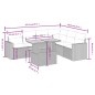 vidaXL 7-tlg. Garten-Sofagarnitur mit Kissen Beige Poly Rattan vidaXL 7-tlg. Garten-Sofagarnitur mit Kissen Beige Poly Rattan