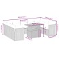 vidaXL 10-tlg. Garten-Sofagarnitur mit Kissen Beige Poly Rattan vidaXL 10-tlg. Garten-Sofagarnitur mit Kissen Beige Poly Rattan