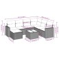 vidaXL 8-tlg. Garten-Sofagarnitur mit Kissen Hellgrau Poly Rattan vidaXL 8-tlg. Garten-Sofagarnitur mit Kissen Hellgrau Poly Rattan