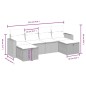 vidaXL 6-tlg. Garten-Sofagarnitur mit Kissen Hellgrau Poly Rattan vidaXL 6-tlg. Garten-Sofagarnitur mit Kissen Hellgrau Poly Rattan