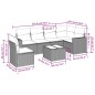 vidaXL 7-tlg. Garten-Sofagarnitur mit Kissen Hellgrau Poly Rattan vidaXL 7-tlg. Garten-Sofagarnitur mit Kissen Hellgrau Poly Rattan