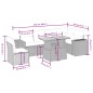 vidaXL 7-tlg. Garten-Sofagarnitur mit Kissen Beige Poly Rattan vidaXL 7-tlg. Garten-Sofagarnitur mit Kissen Beige Poly Rattan