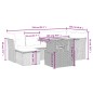 vidaXL 7-tlg. Garten-Sofagarnitur mit Kissen Beige Poly Rattan vidaXL 7-tlg. Garten-Sofagarnitur mit Kissen Beige Poly Rattan