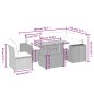 vidaXL 6-tlg. Garten-Sofagarnitur mit Kissen Beige Poly Rattan vidaXL 6-tlg. Garten-Sofagarnitur mit Kissen Beige Poly Rattan