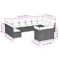 vidaXL 12-tlg. Garten-Sofagarnitur mit Kissen Hellgrau Poly Rattan vidaXL 12-tlg. Garten-Sofagarnitur mit Kissen Hellgrau Poly Rattan