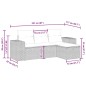 vidaXL 4-tlg. Garten-Sofagarnitur mit Kissen Hellgrau Poly Rattan vidaXL 4-tlg. Garten-Sofagarnitur mit Kissen Hellgrau Poly Rattan