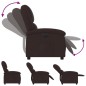 vidaXL Relaxsessel Elektrisch Dunkelbraun Stoff vidaXL Relaxsessel Elektrisch Dunkelbraun Stoff