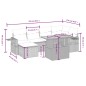 vidaXL 7-tlg. Garten-Sofagarnitur mit Kissen Beige Poly Rattan vidaXL 7-tlg. Garten-Sofagarnitur mit Kissen Beige Poly Rattan
