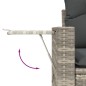 vidaXL 6-tlg. Garten-Sofagarnitur mit Kissen Hellgrau Poly Rattan vidaXL 6-tlg. Garten-Sofagarnitur mit Kissen Hellgrau Poly Rattan