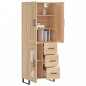 Highboard Sonoma-Eiche 69,5x34x180 cm Holzwerkstoff Highboard Sonoma-Eiche 69,5x34x180 cm Holzwerkstoff