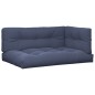 vidaXL Palettenkissen 3 Stk. Marineblau Stoff vidaXL Palettenkissen 3 Stk. Marineblau Stoff